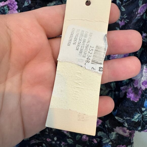 REBECCA TAYLOR ruby floral organza dress size 4 - Picture 3 of 9